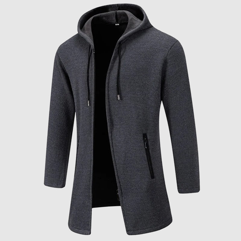 François Blanchet Rustic Hooded Coat