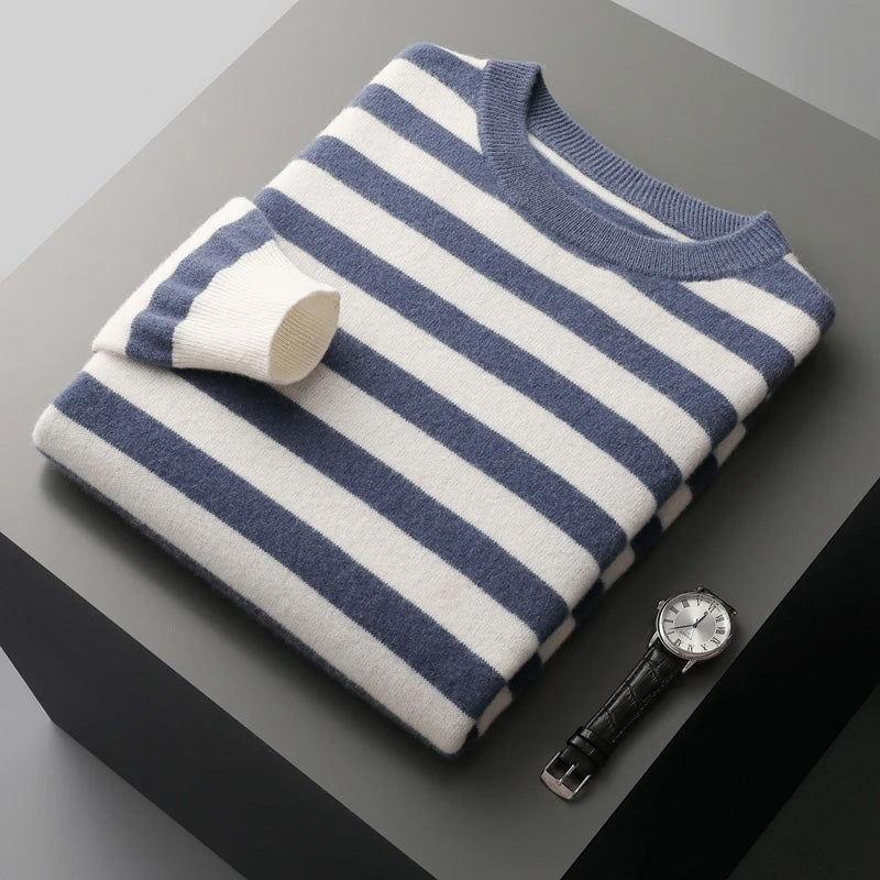 François Blanchet Striped Cashmere Sweater