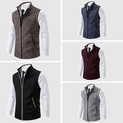 François Blanchet Zip-Up Sweater Vest