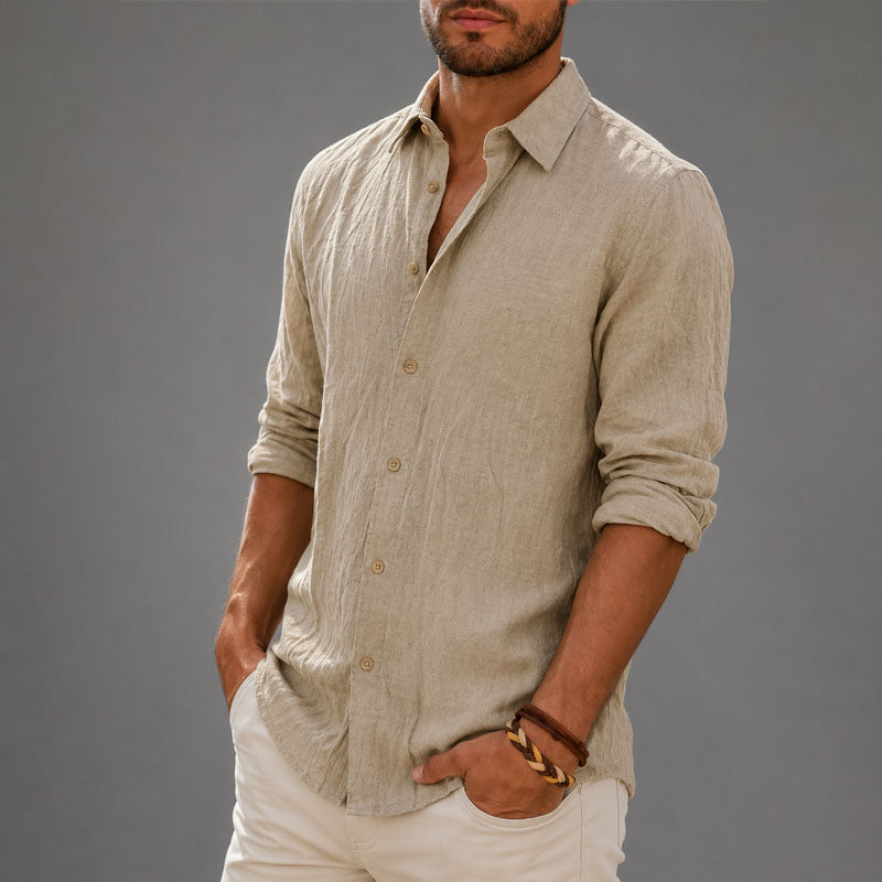 Gavin - Men's Casual Button-Down Shirt