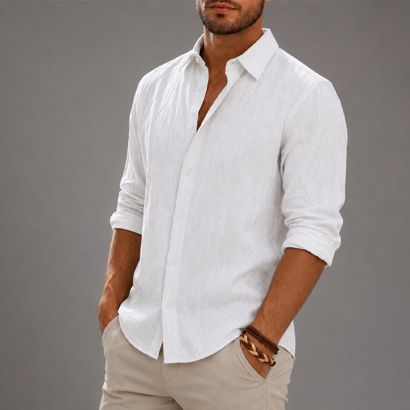 Gavin - Men's Casual Button-Down Shirt
