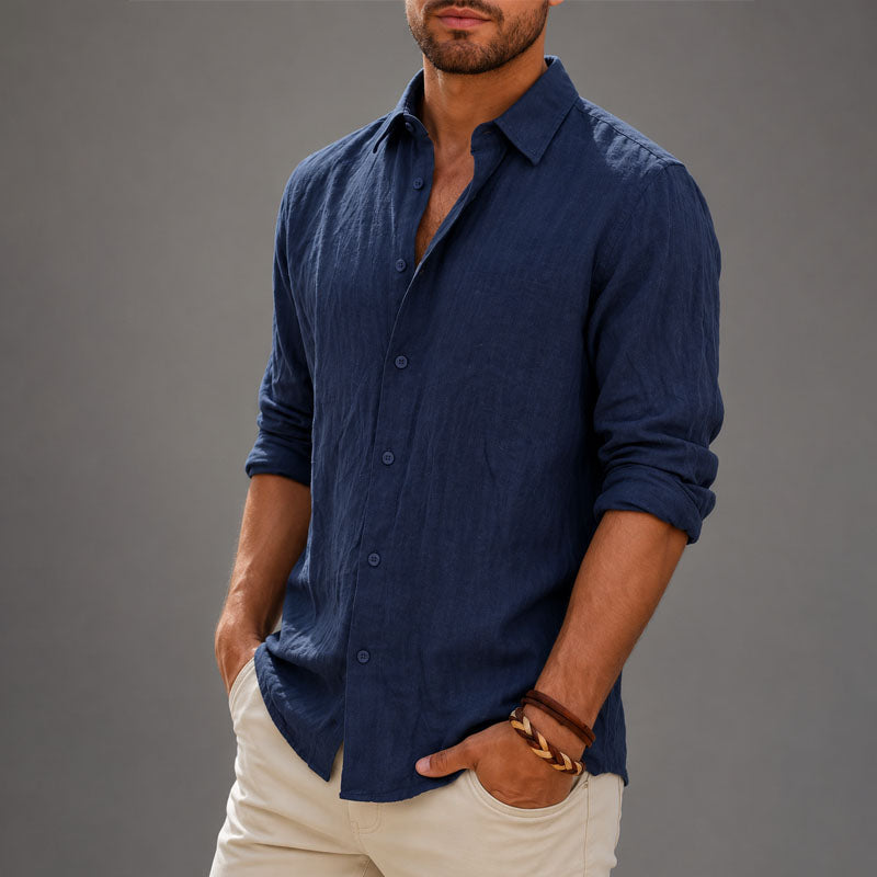 Gavin - Men's Casual Button-Down Shirt