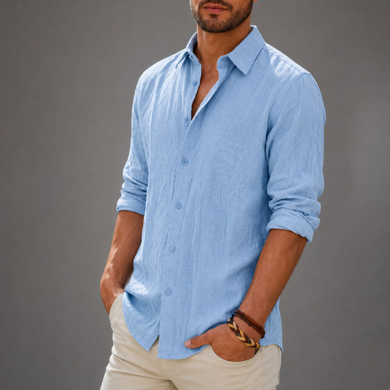 Gavin - Men's Casual Button-Down Shirt