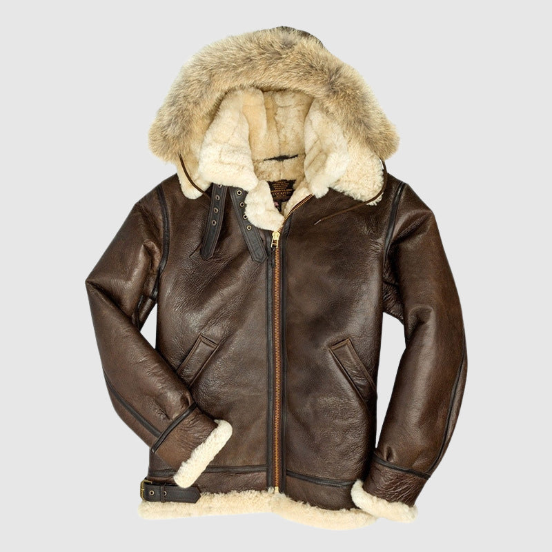Highland Fur Lined Pilot Jacket