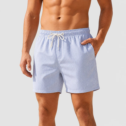 Hunter - Men's Retro Stripe Beach Shorts