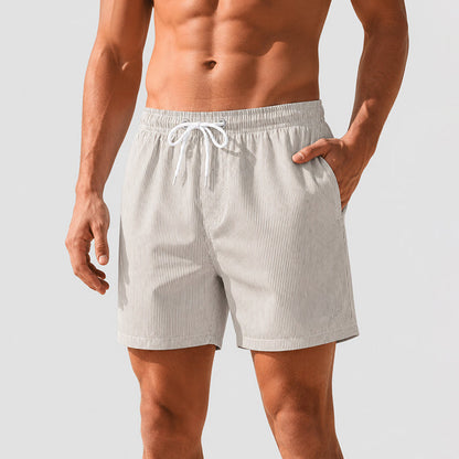 Hunter - Men's Retro Stripe Beach Shorts