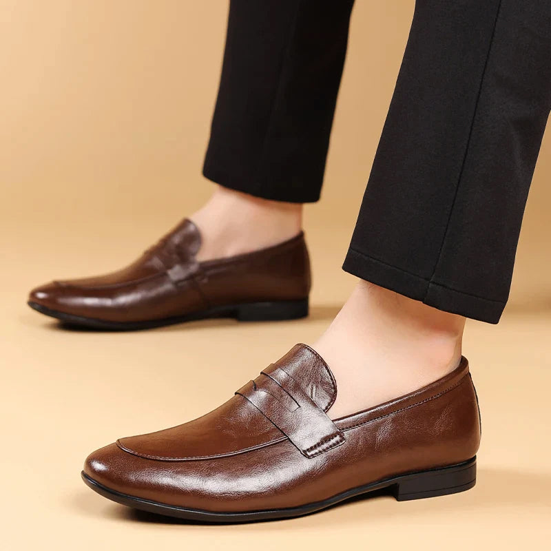 Imperial Handcrafted Leather Dress Loafers