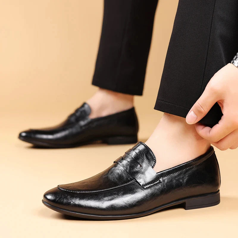 Imperial Handcrafted Leather Dress Loafers – Milanolegacy
