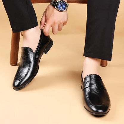 Imperial Handcrafted Leather Dress Loafers