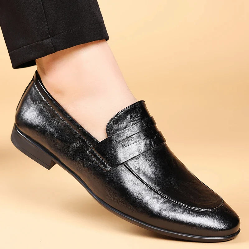 Imperial Handcrafted Leather Dress Loafers – Milanolegacy