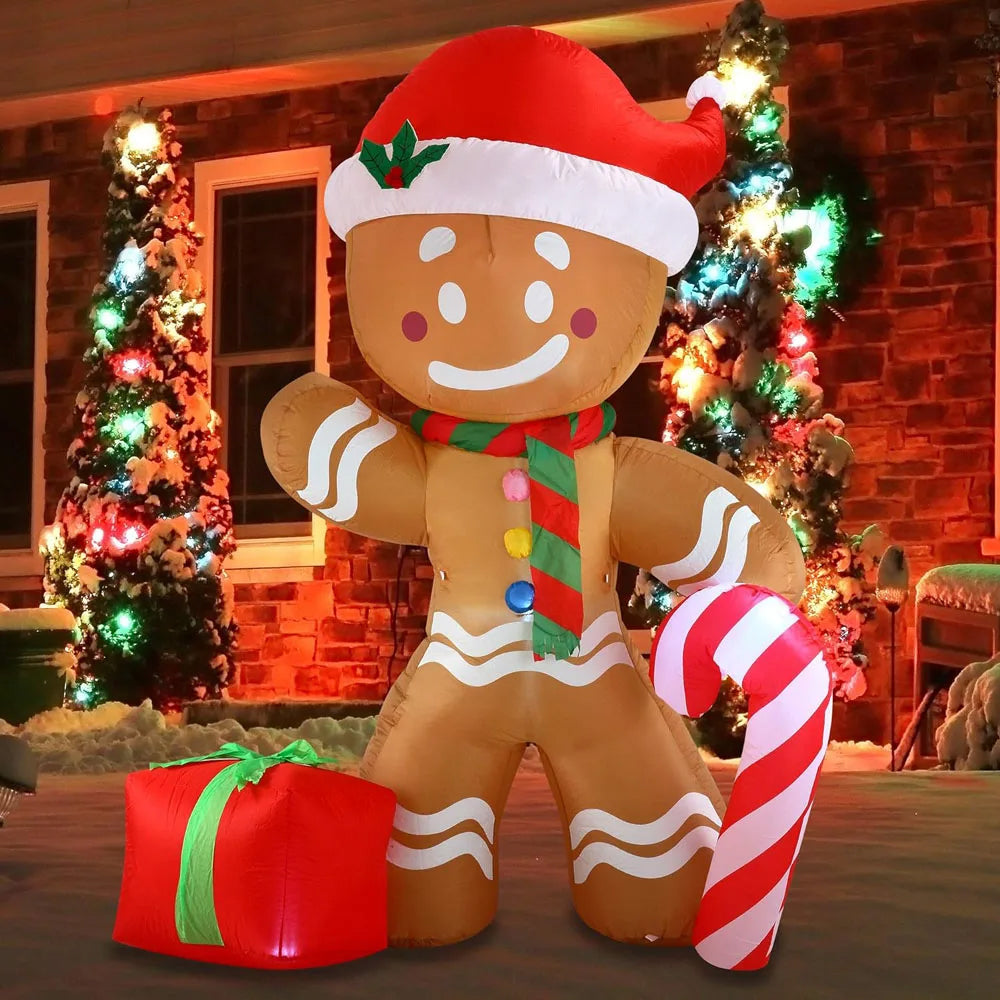 Inflatable 8 Feet Gingerbread Man