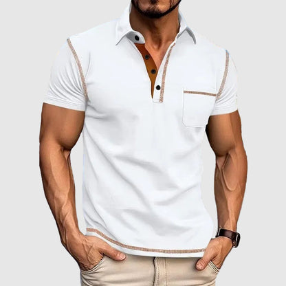 Jack - Men’s Contrast Trim Short Sleeve Polo Shirt