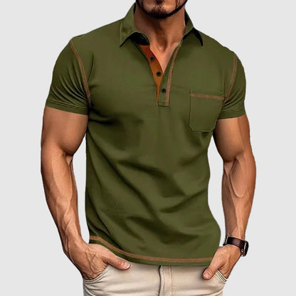 Jack - Men’s Contrast Trim Short Sleeve Polo Shirt
