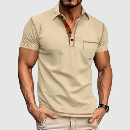 Jack - Men’s Contrast Trim Short Sleeve Polo Shirt