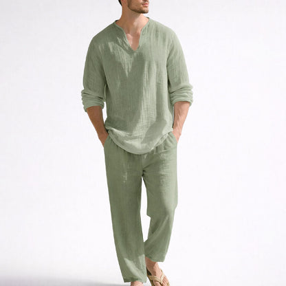Felix Grant Relaxed Two Piece Linen Set