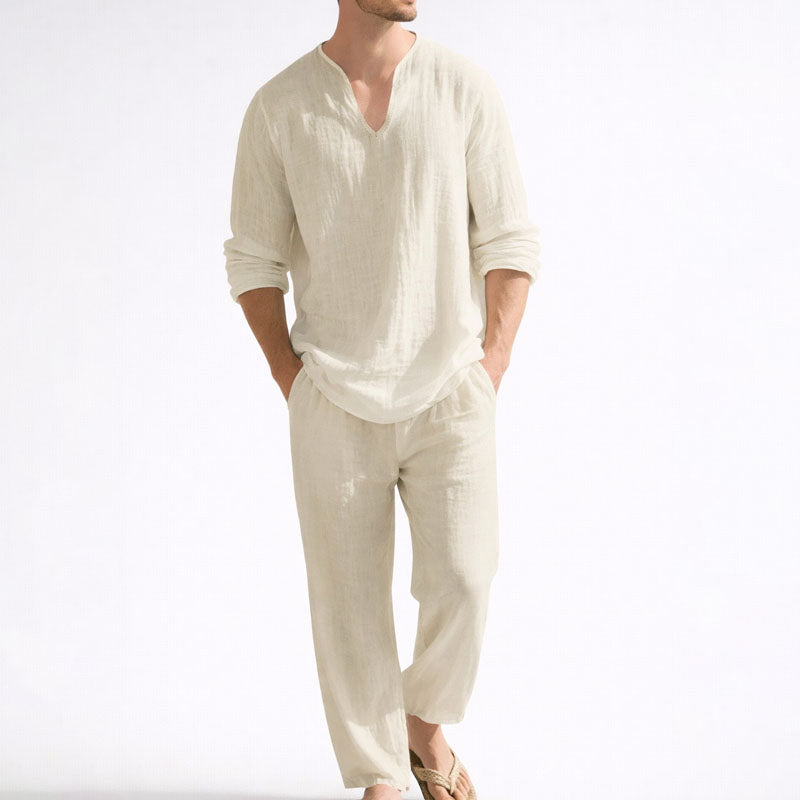 Felix Grant Relaxed Two Piece Linen Set