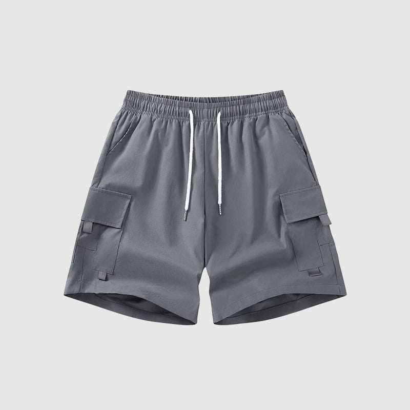Jason - Men's Drawstring Utility Cargo Shorts