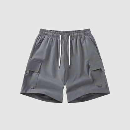 Jason - Men's Drawstring Utility Cargo Shorts