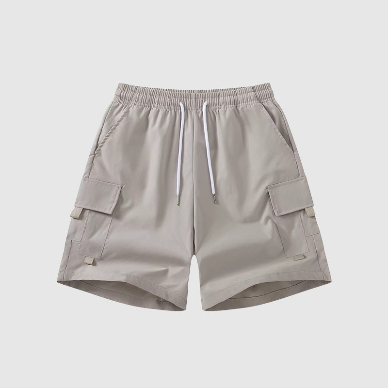 Jason - Men's Drawstring Utility Cargo Shorts