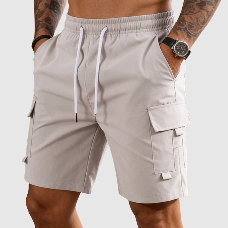 Jason - Men's Drawstring Utility Cargo Shorts