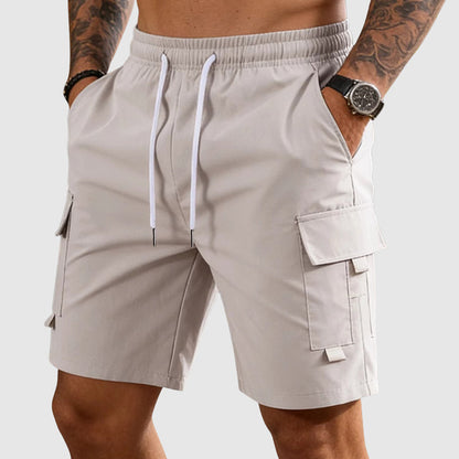 Jason - Men's Drawstring Utility Cargo Shorts