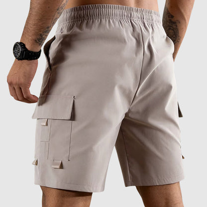 Jason - Men's Drawstring Utility Cargo Shorts