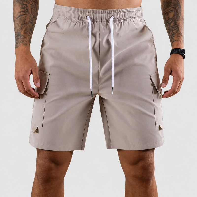 Jason - Men's Drawstring Utility Cargo Shorts
