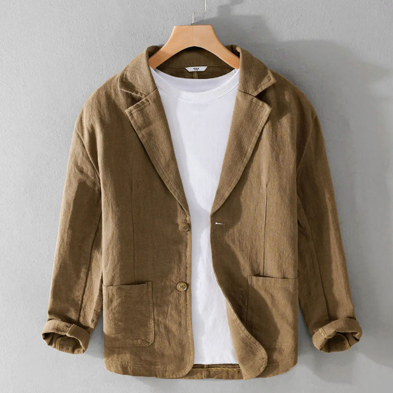 Keaton - Men's Linen Casual Tailored Blazer
