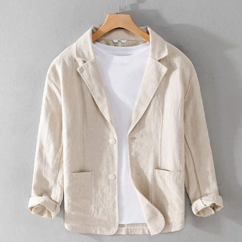 Keaton - Men's Linen Casual Tailored Blazer