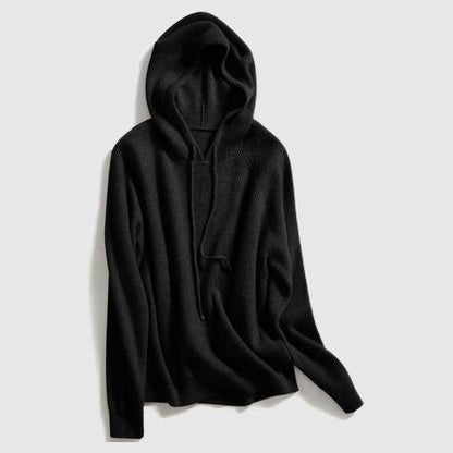 Knitted Cashmere Hooded Women’s Winter Sweater