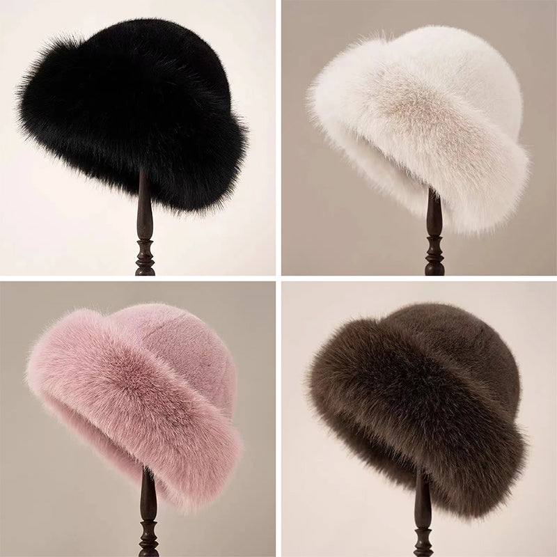 La Magia Faux Fur Hat by Giuliana