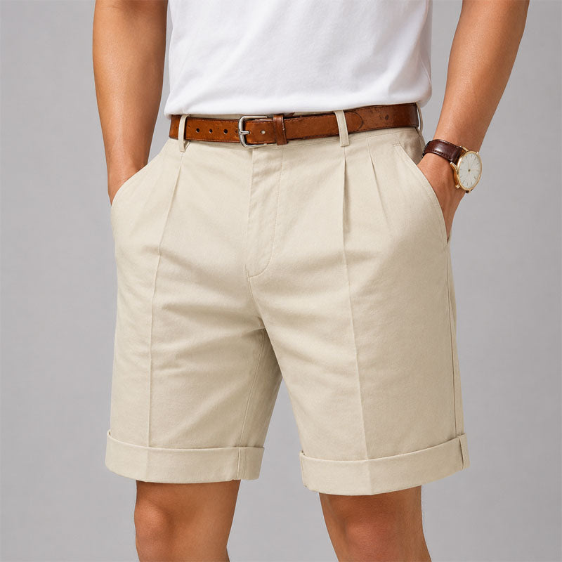 Lance - Men's Tailored Cuffed Shorts