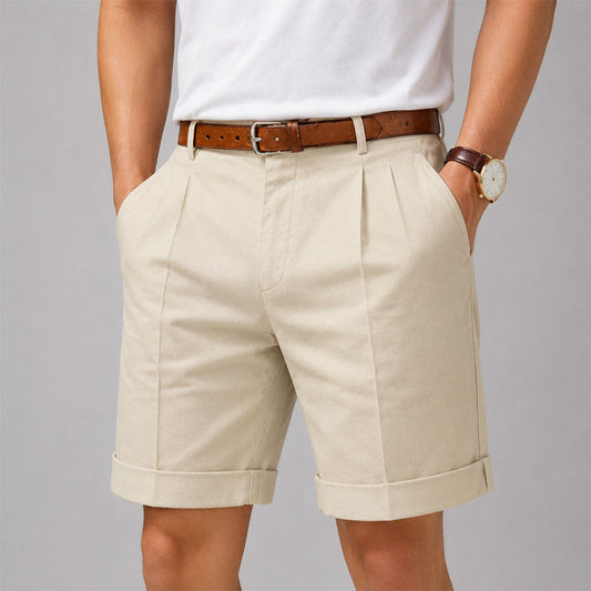 Lance - Men's Tailored Cuffed Shorts