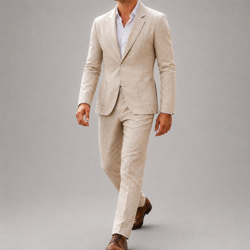 Leonard - Men's Tailored Slim-Fit Suit Set