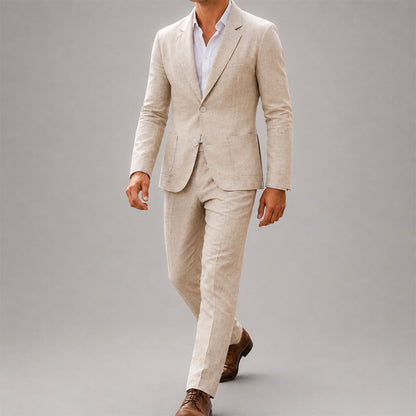 Leonard - Men's Tailored Slim-Fit Suit Set