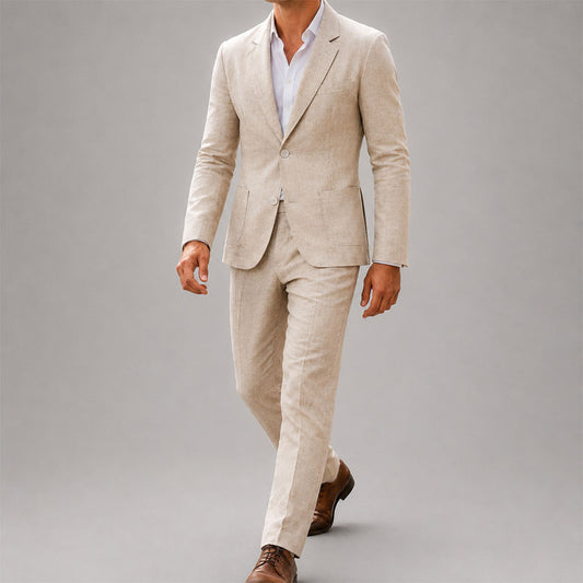 Leonard - Men's Tailored Slim-Fit Suit Set