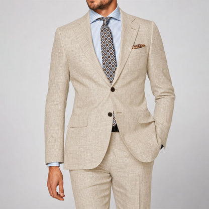 Lincoln - Men's Tailored Linen Two-Piece Suit