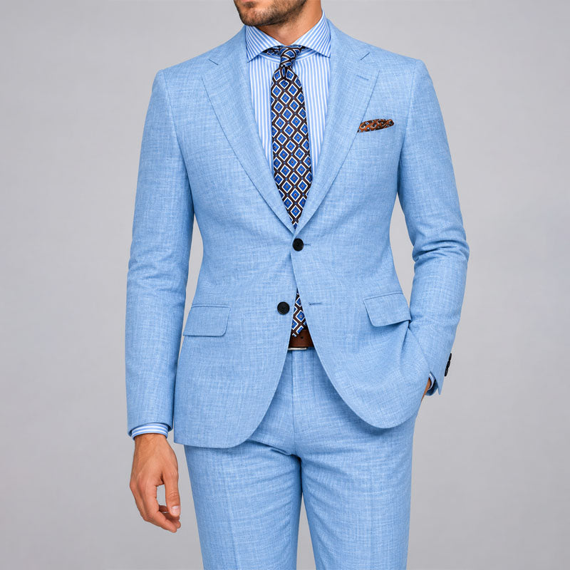 Lincoln - Men's Tailored Linen Two-Piece Suit