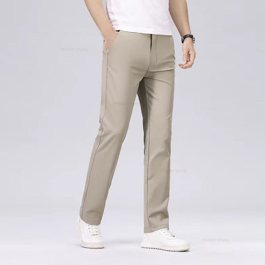Lorenzo Vitali Clean Cut Casual Chino Pants