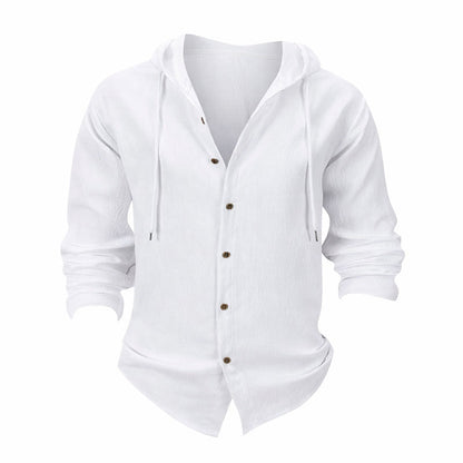 Lorenzo Vitali Hooded Long Sleeve Shirt