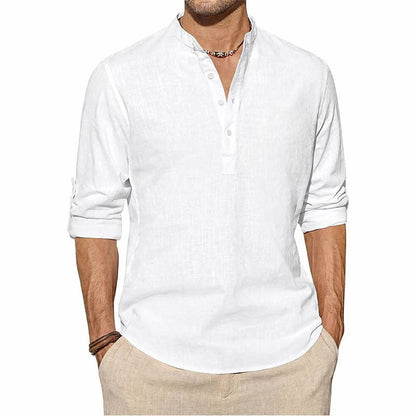 Lorenzo Vitali Long Sleeve Henley Shirt