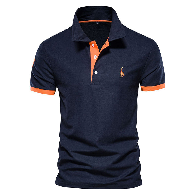 Lorenzo Vitali Polo Shirt with Contrast Detailing