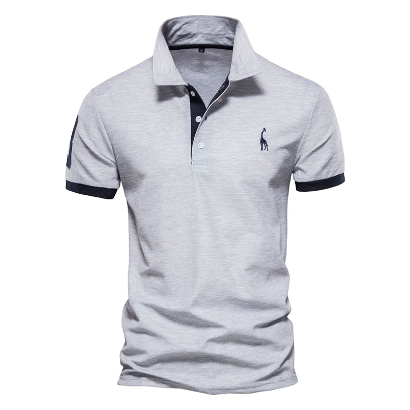 Lorenzo Vitali Polo Shirt with Contrast Detailing