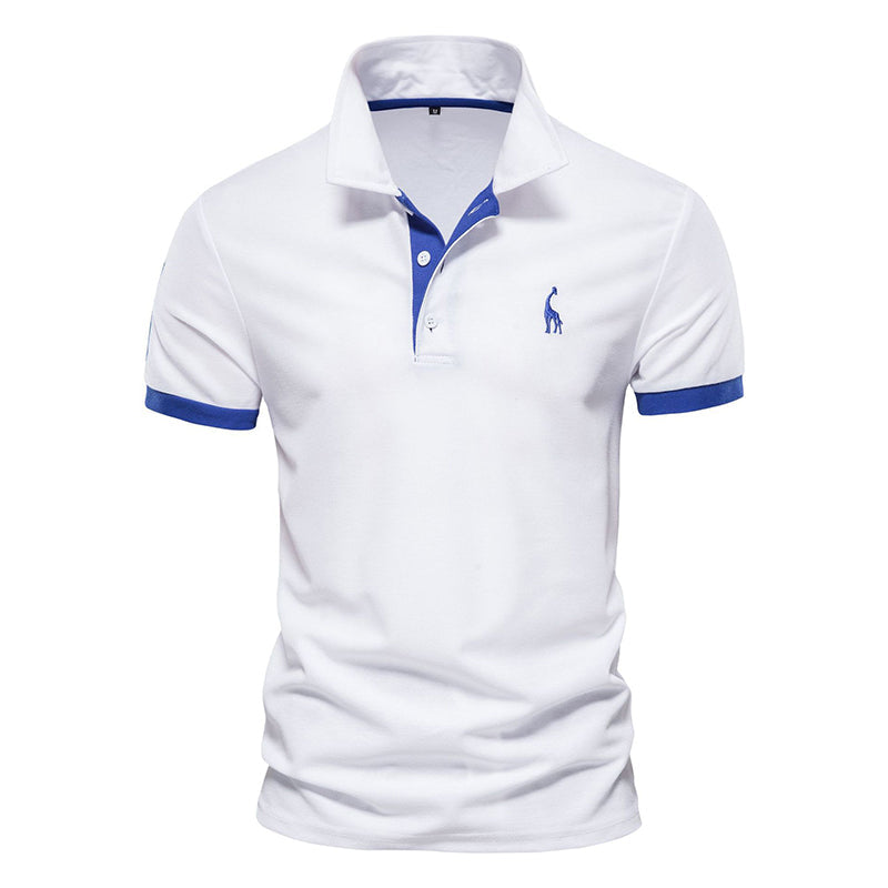 Lorenzo Vitali Polo Shirt with Contrast Detailing