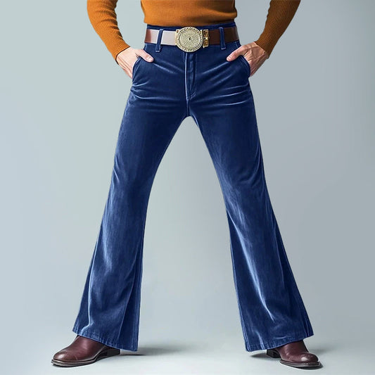 Lorenzo Vitali Velvet Flared Pants