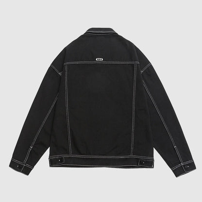 Lorenzo Vitali Retro Baggy Denim Jacket