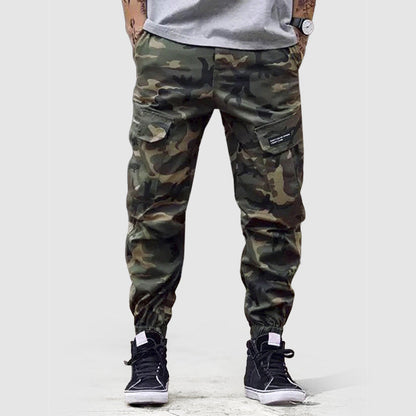 Men’s Cargo Joggers in Camouflage Print