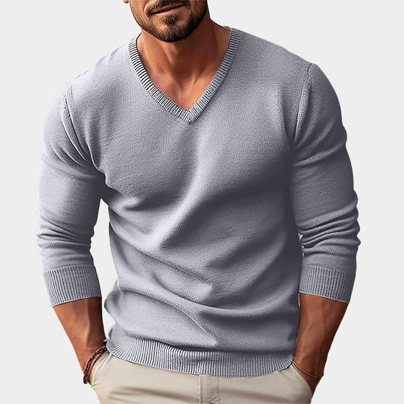 Men’s Everyday V-Neck Knit Sweater