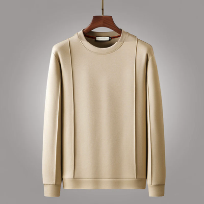 Men’s Modal-Blend Tracksuit Set with Long-Sleeve Top and Tapered Pants