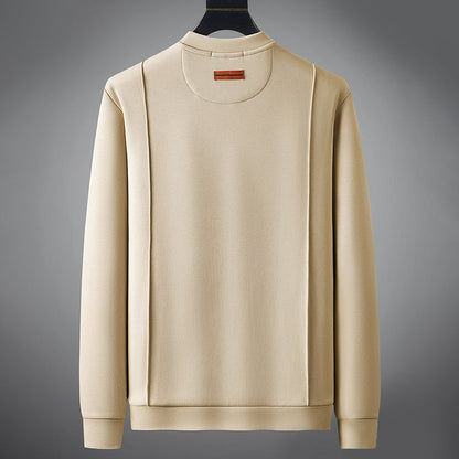 Men’s Modal-Blend Tracksuit Set with Long-Sleeve Top and Tapered Pants